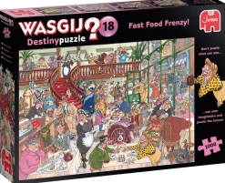 Jumbo Wasgij Destiny 18 - Ruée au Fast Food! - 1000 pièces