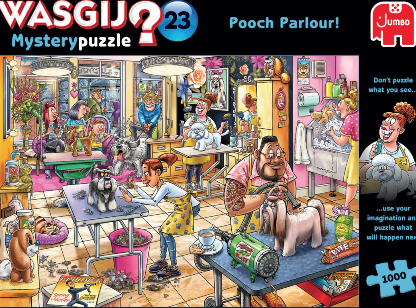 Jumbo Wasgij Mystery 23 - Pooch Parlour - 1000 pièces