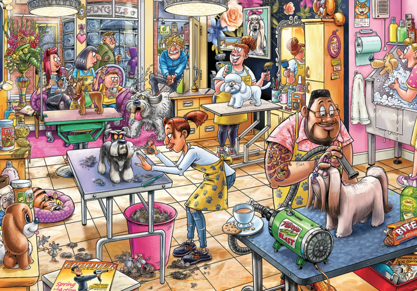 Jumbo Wasgij Mystery 23 - Pooch Parlour - 1000 pièces