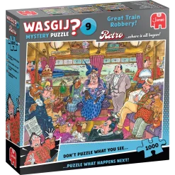Jumbo Wasgij Retro Mystery 9 - Great Train Robbery! - 1000 pièces