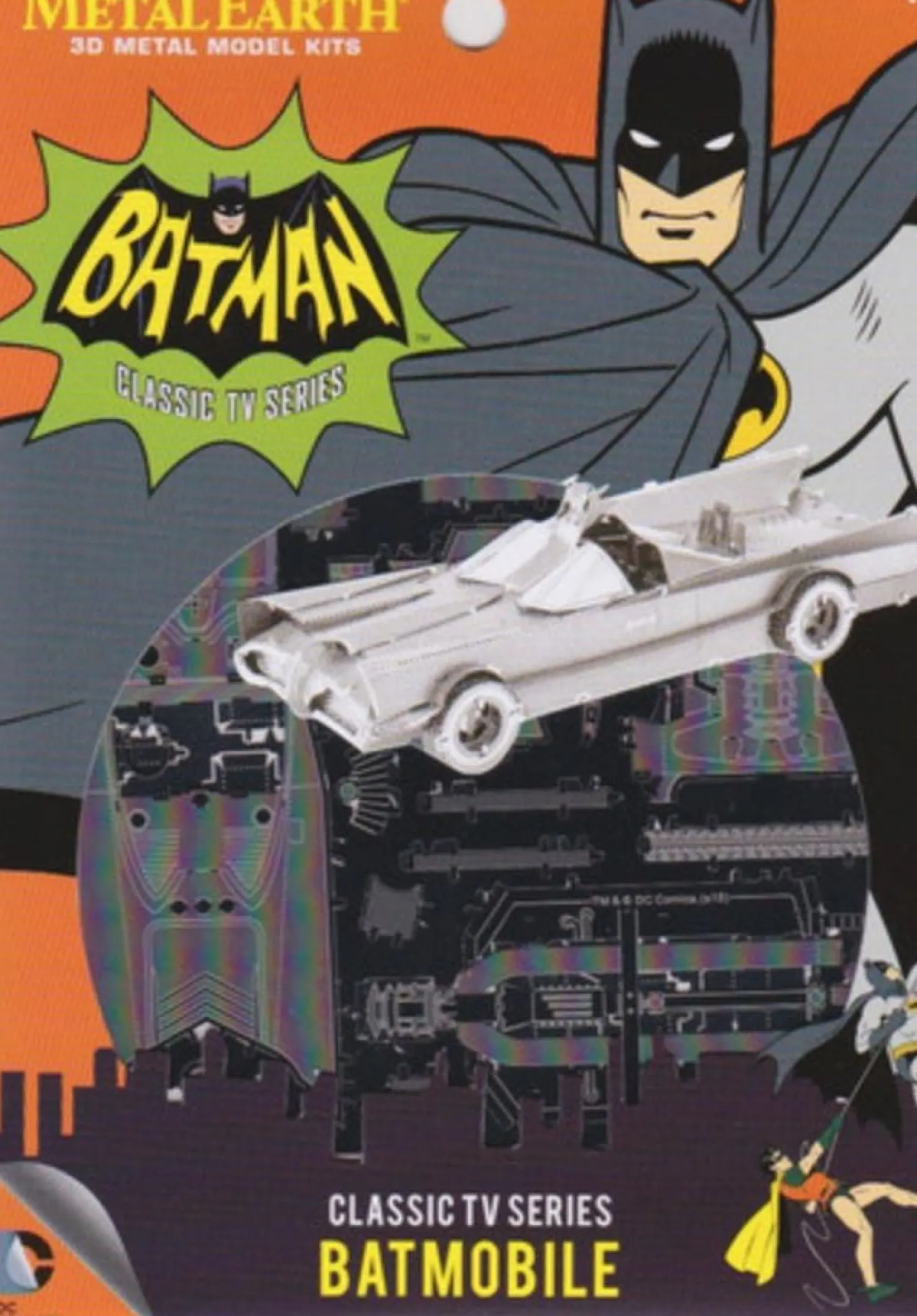 Metal Earth Batman Classic TV Batmobile - puzzle 3D