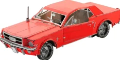 Metal Earth Ford Mustang 1965 Coupé Rouge - puzzle 3D