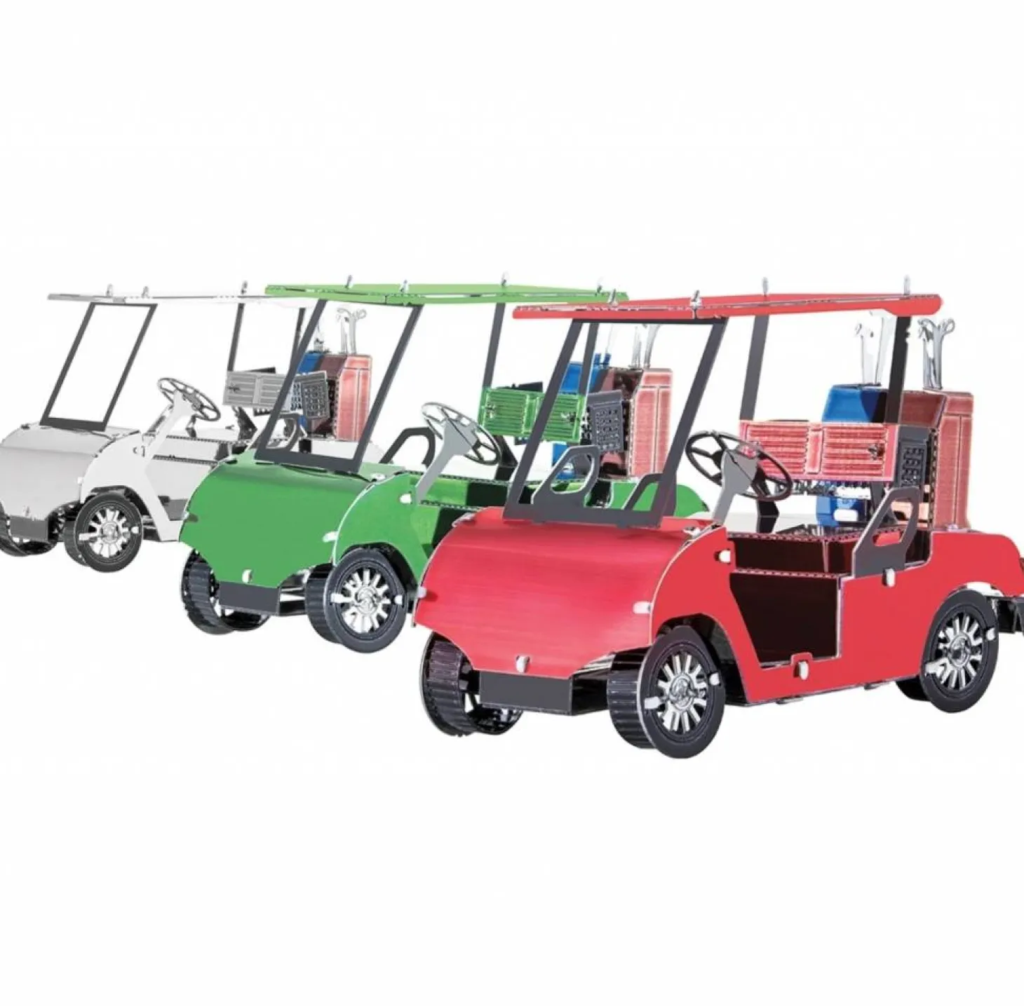 Metal Earth Golf Cart - set of 3 - puzzle 3D