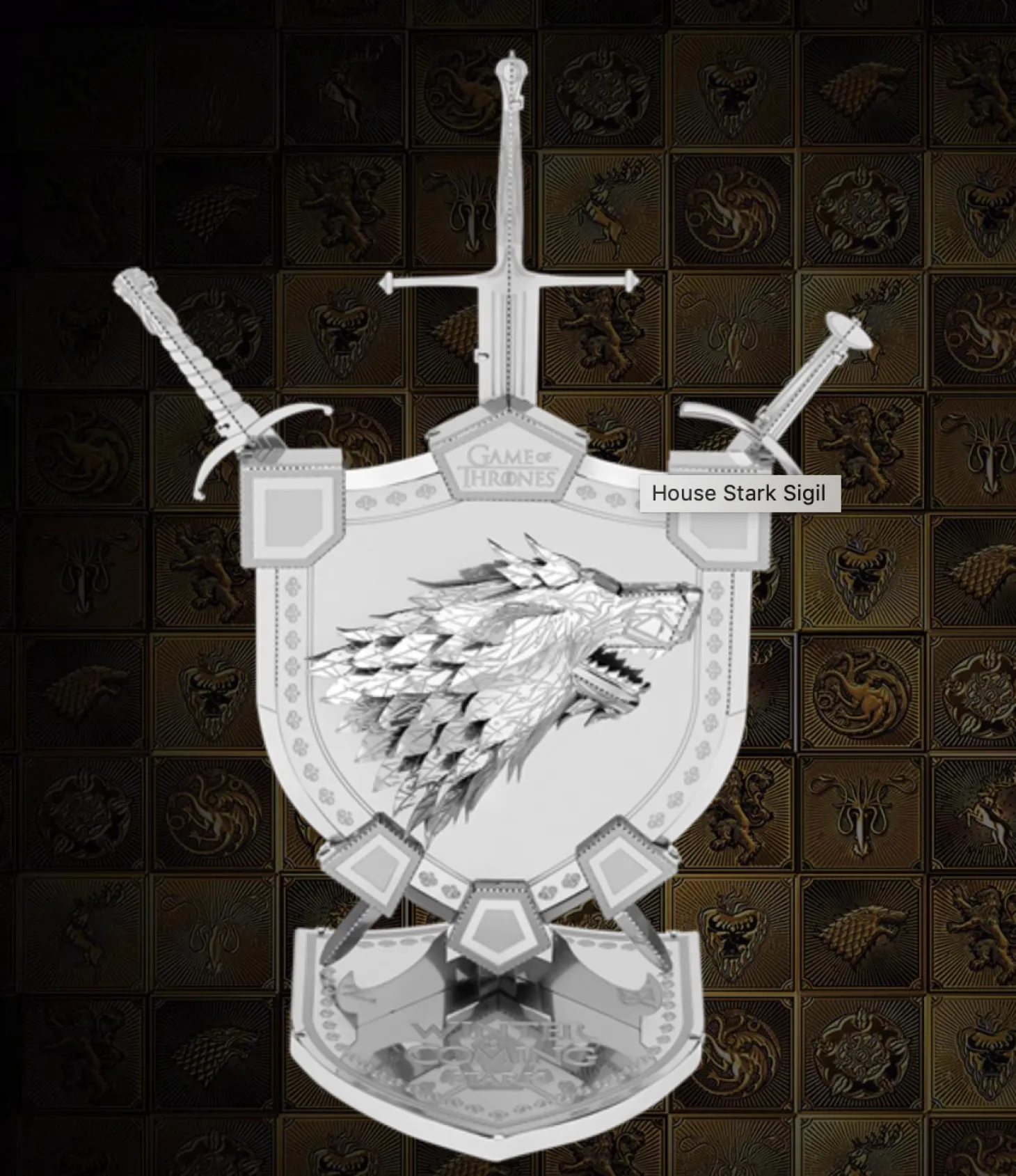 Metal Earth House Stark Sigil - GOT - Iconx puzzle 3D