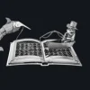 Metal Earth Le vieil homme et la mer livre sculpture - puzzle 3D