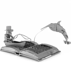 Metal Earth Le vieil homme et la mer livre sculpture - puzzle 3D