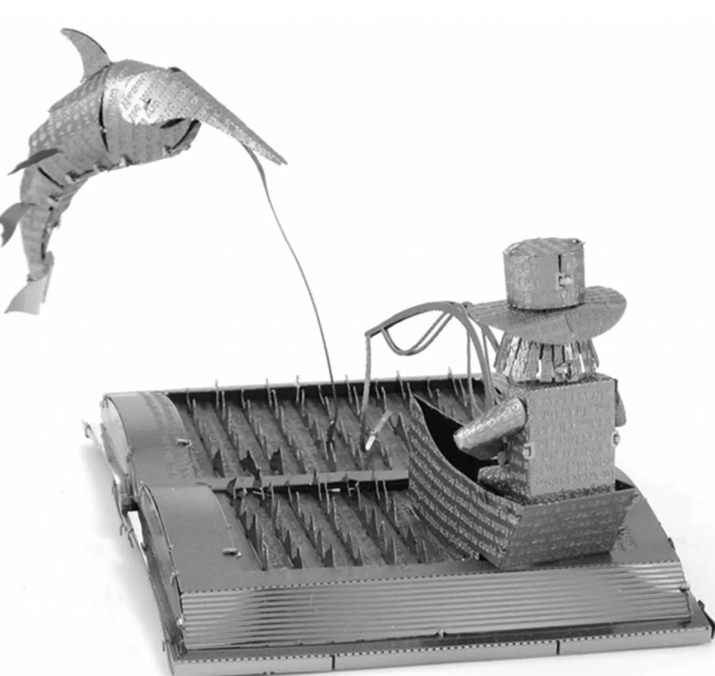 Metal Earth Le vieil homme et la mer livre sculpture - puzzle 3D