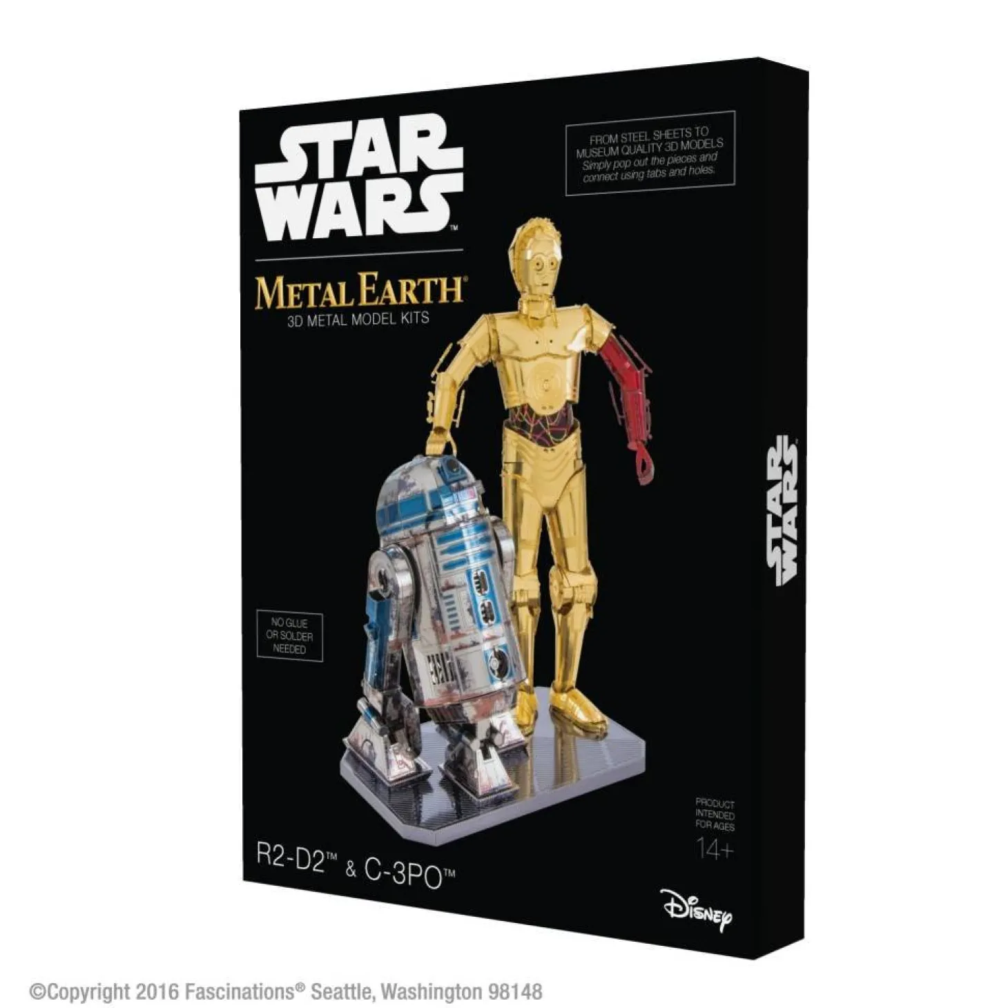 Metal Earth Star Wars R2D2 en C3PO box - puzzle 3D