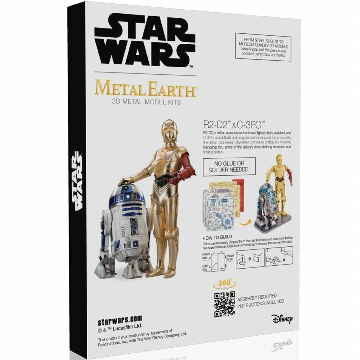 Metal Earth Star Wars R2D2 en C3PO box - puzzle 3D