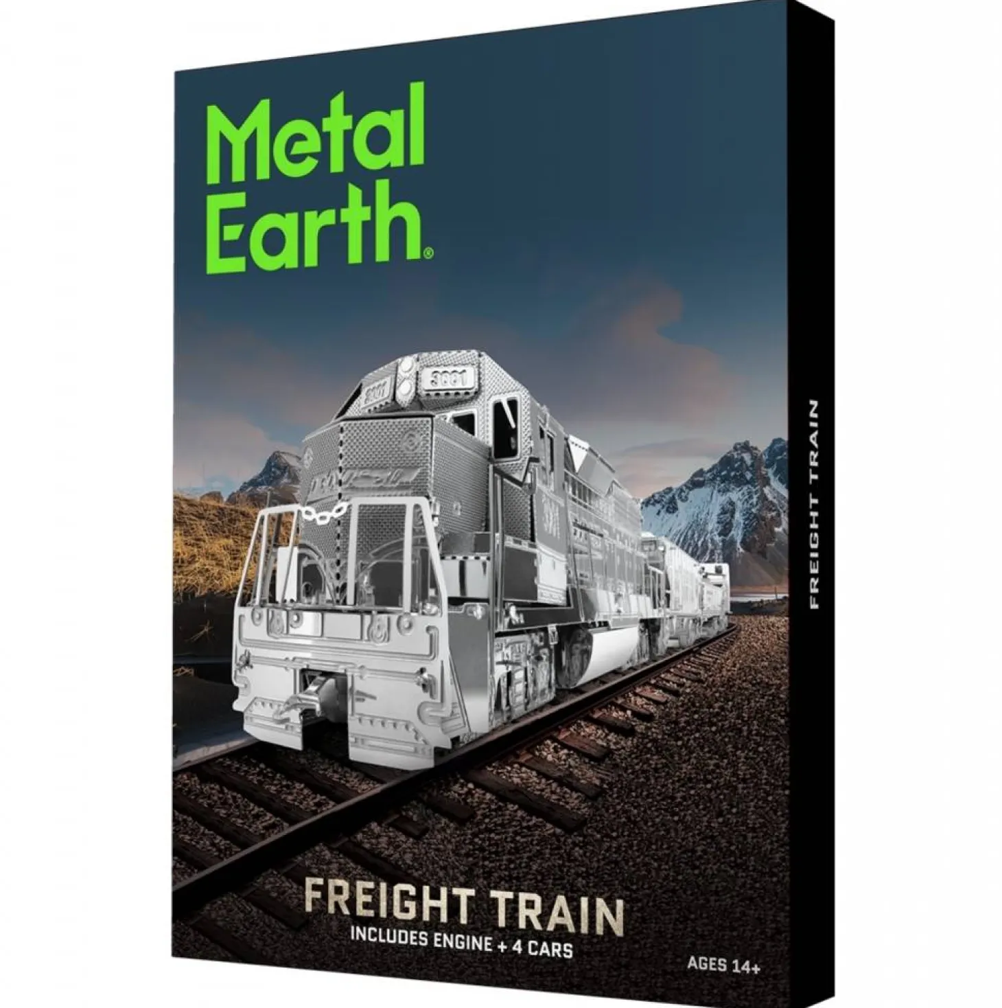 Metal Earth Train de marchandises - Gift Box - puzzle 3D