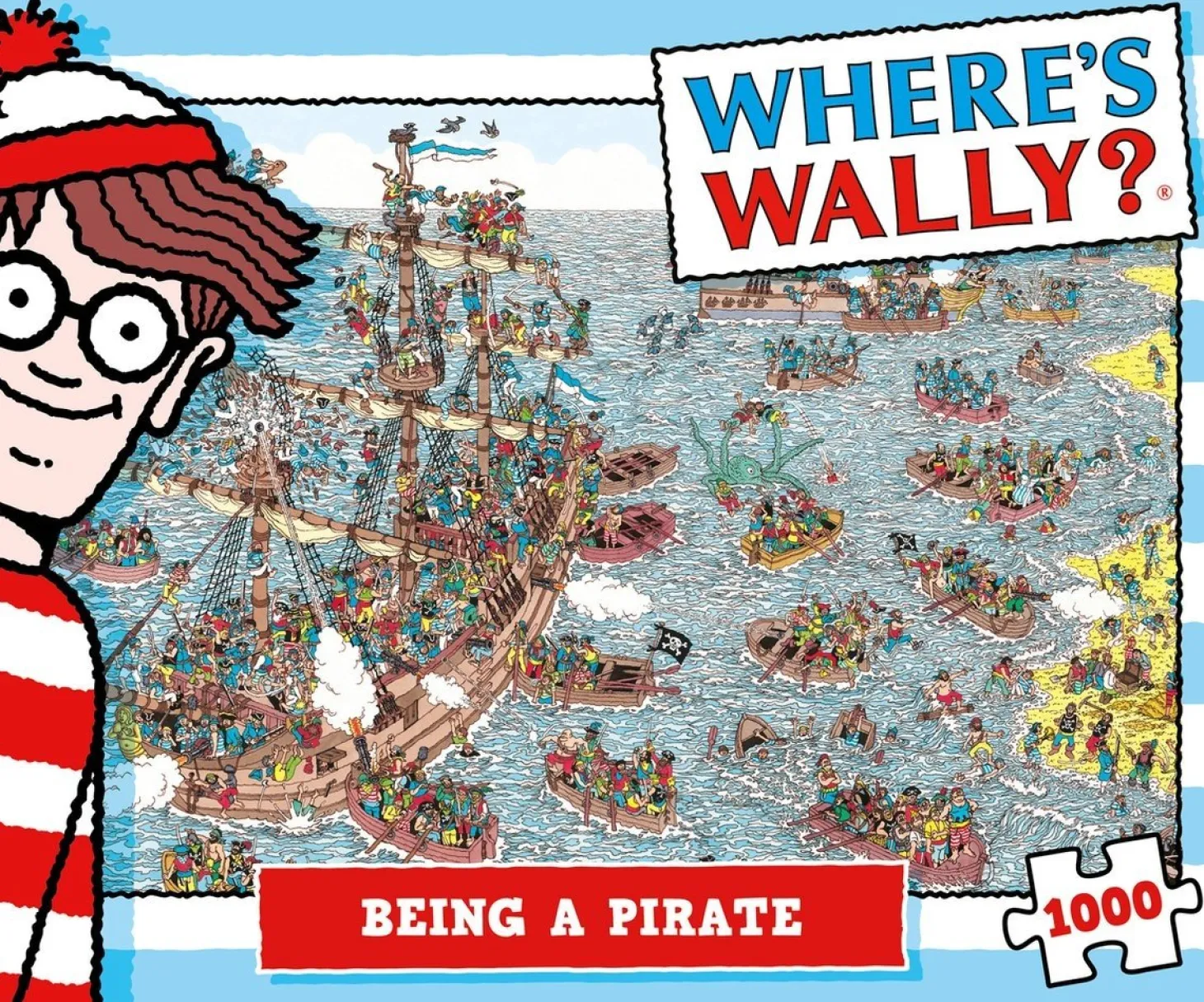 Plenty Gifts Où est Wally - Avec les Pirates - puzzle de recherche de 1000 pièces