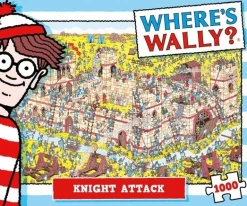 Plenty Gifts Où est Wally - Attaque des chevaliers - puzzle de recherche de 1000 pièces