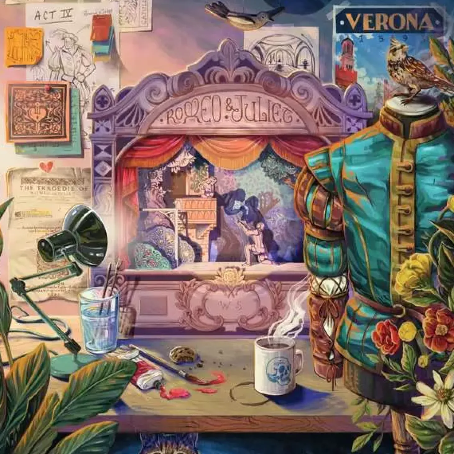 Ravensburger Art&Soul - Romeo & Juliette - puzzle carré de 750 pièces