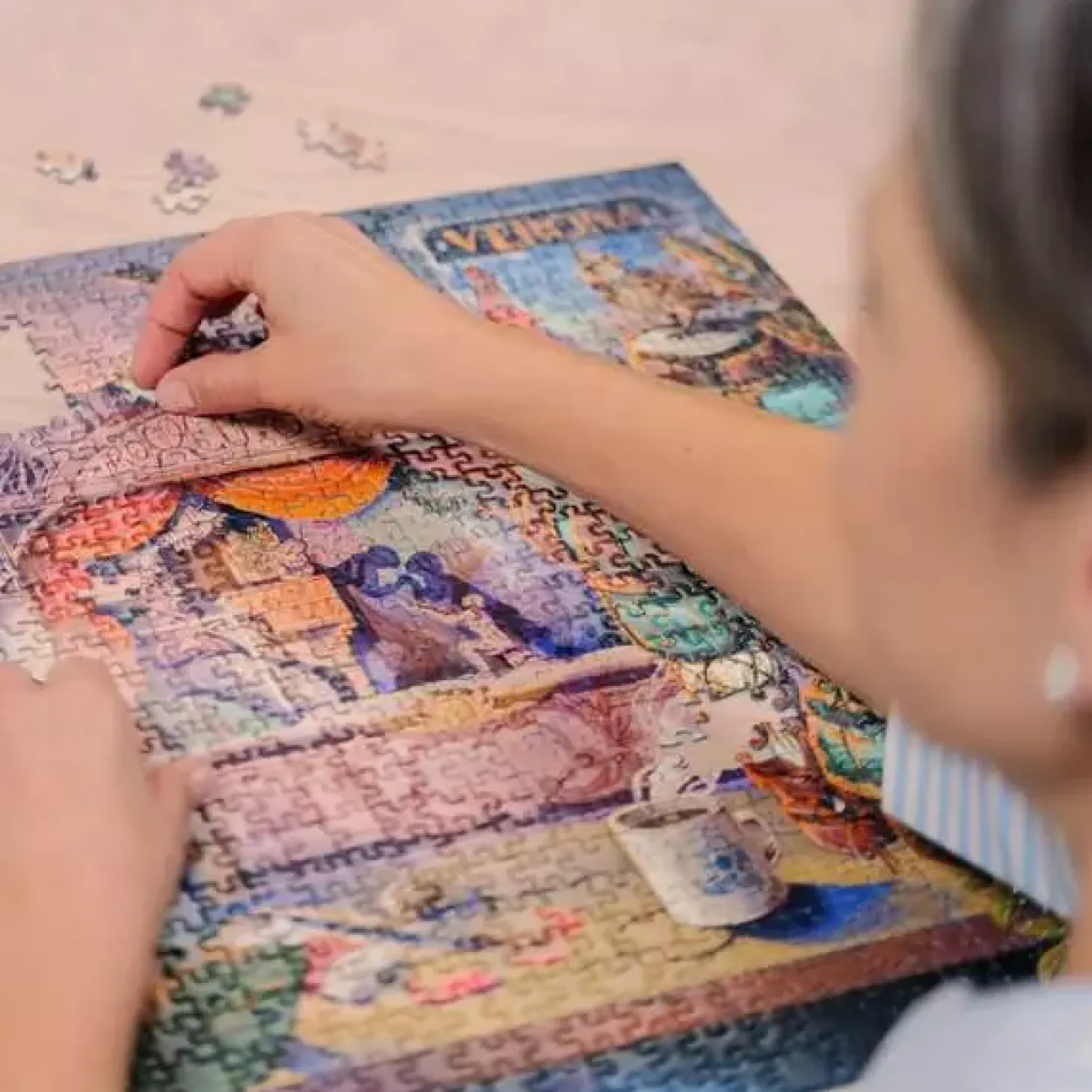 Ravensburger Art&Soul - Romeo & Juliette - puzzle carré de 750 pièces