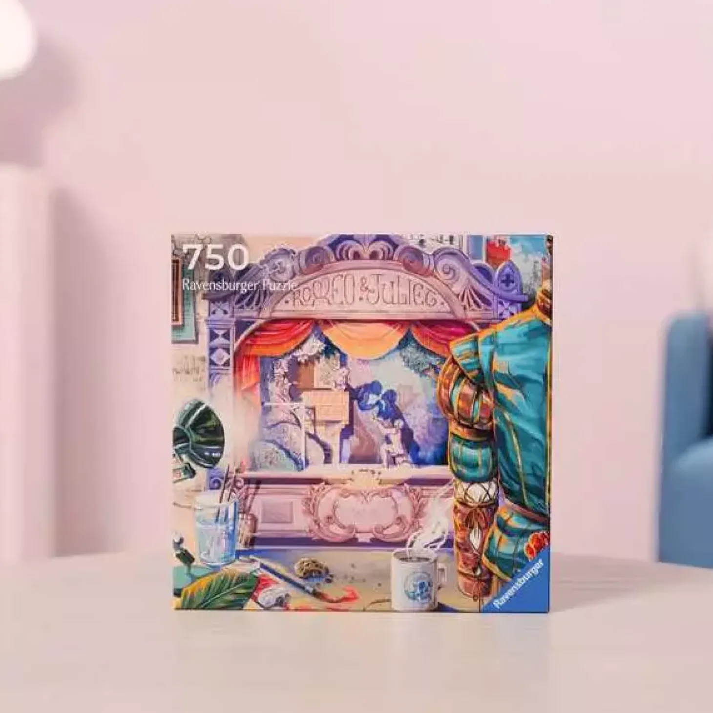 Ravensburger Art&Soul - Romeo & Juliette - puzzle carré de 750 pièces