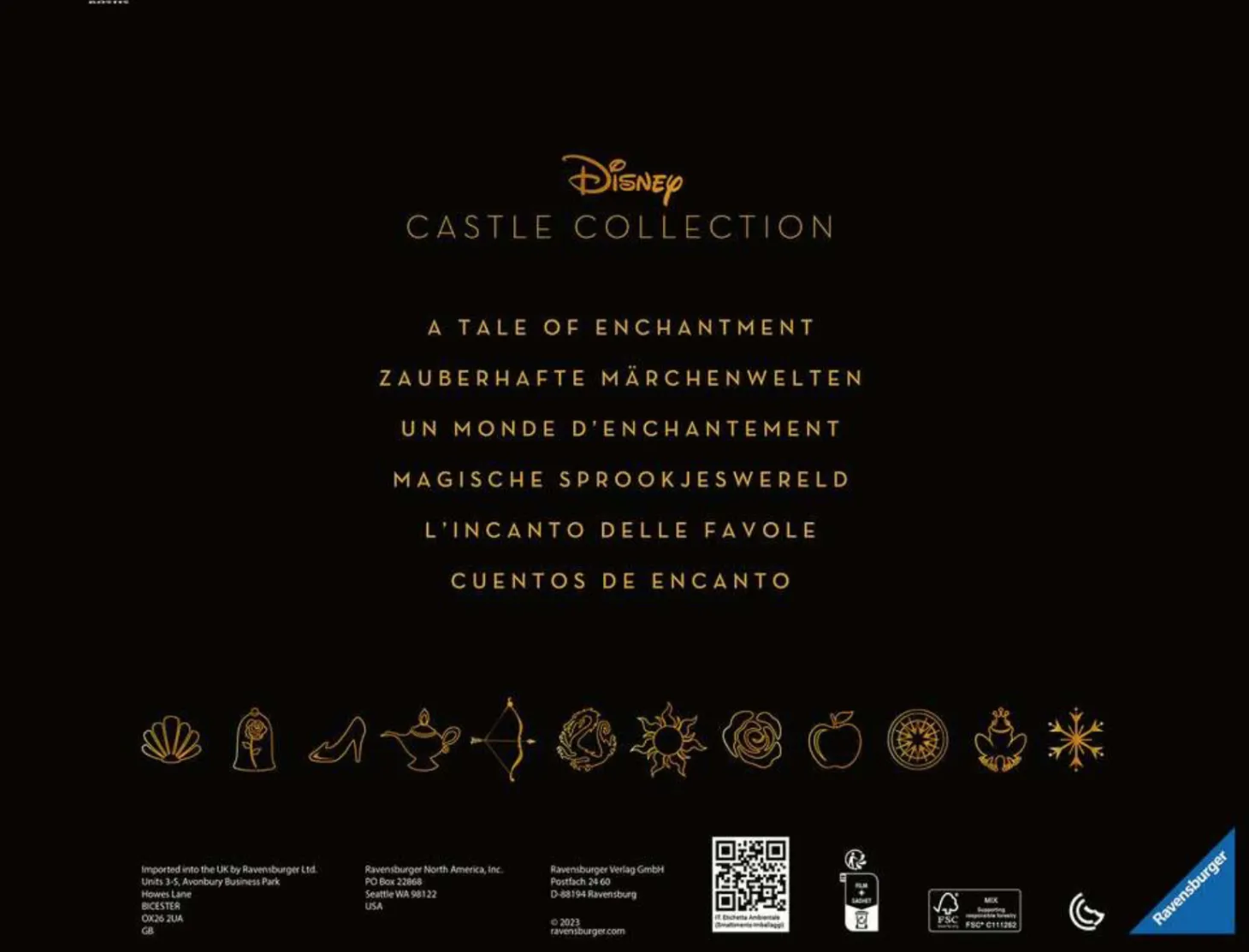 Ravensburger Aurora - Disney Château 9 - puzzle de 1000 pièces