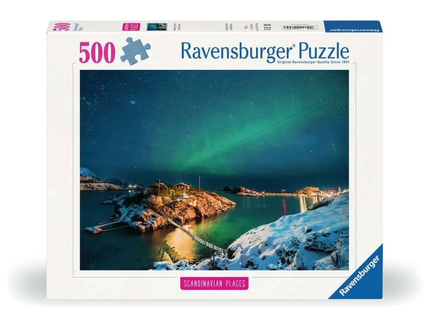 Ravensburger Aurores boréales à Bergsfjord - puzzle de 500 pièces
