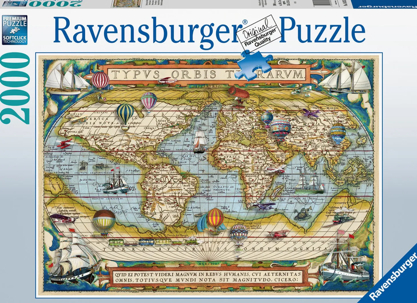 Ravensburger Autour du monde - puzzle de 2000 pièces