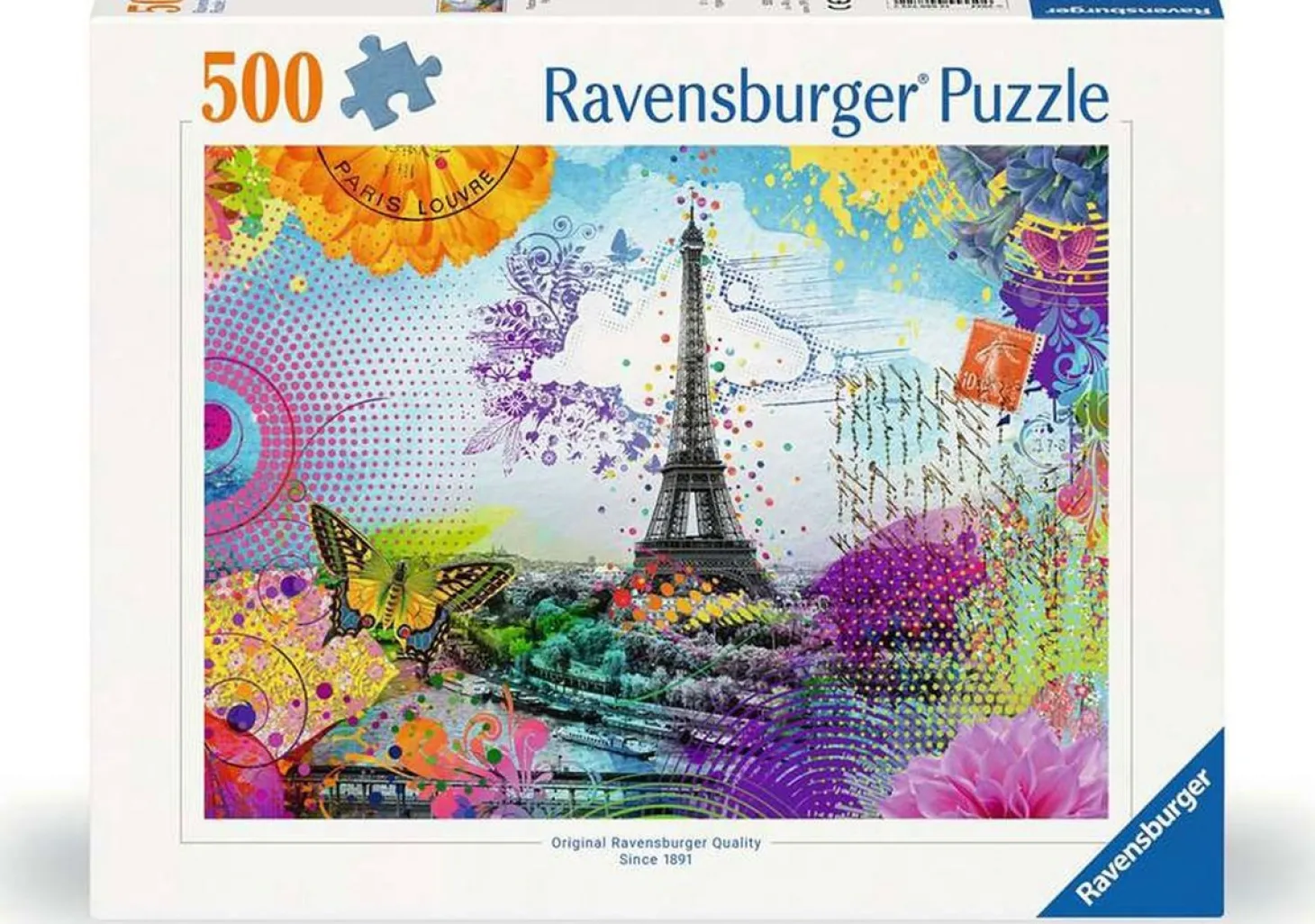 Ravensburger Carte postale de Paris - puzzle de 500 pièces