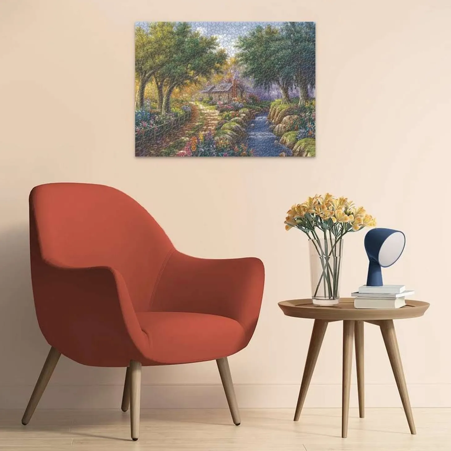 Ravensburger Chalet près de la rivière - puzzle de 1500 pièces