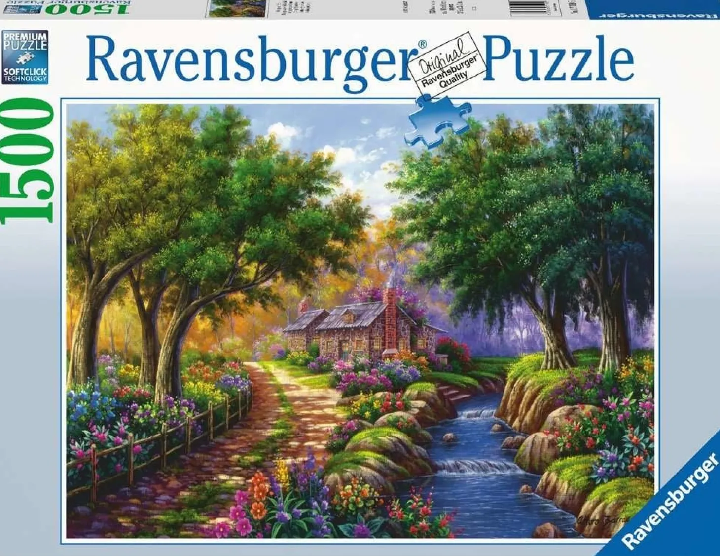 Ravensburger Chalet près de la rivière - puzzle de 1500 pièces