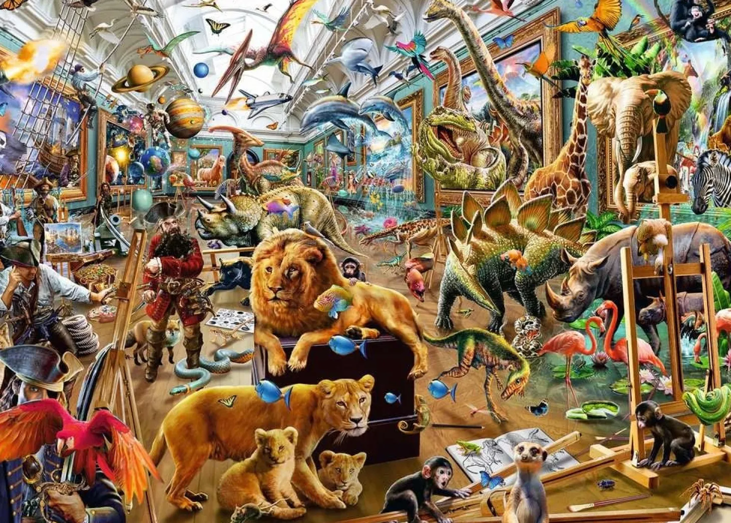 Ravensburger Chaos dans la galerie - puzzle de 1000 pièces