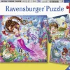 Ravensburger Charmantes sirènes - 3 puzzles de 49 pièces
