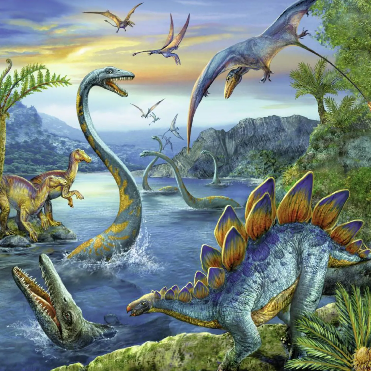 Ravensburger Dinosaures - 3 x 49 pièces