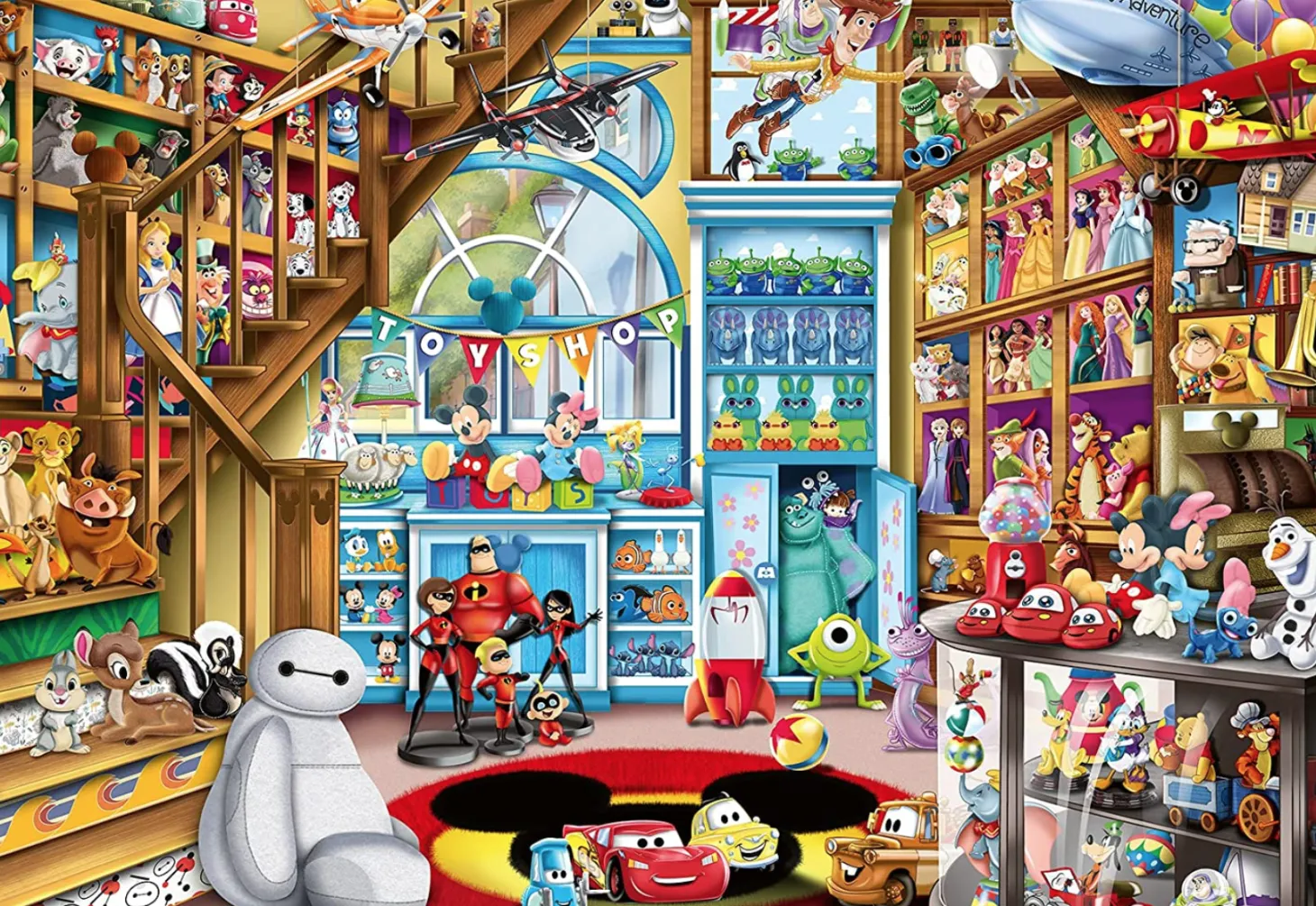 Ravensburger Disney - Dans le magasin de jouets - 1000 pièces