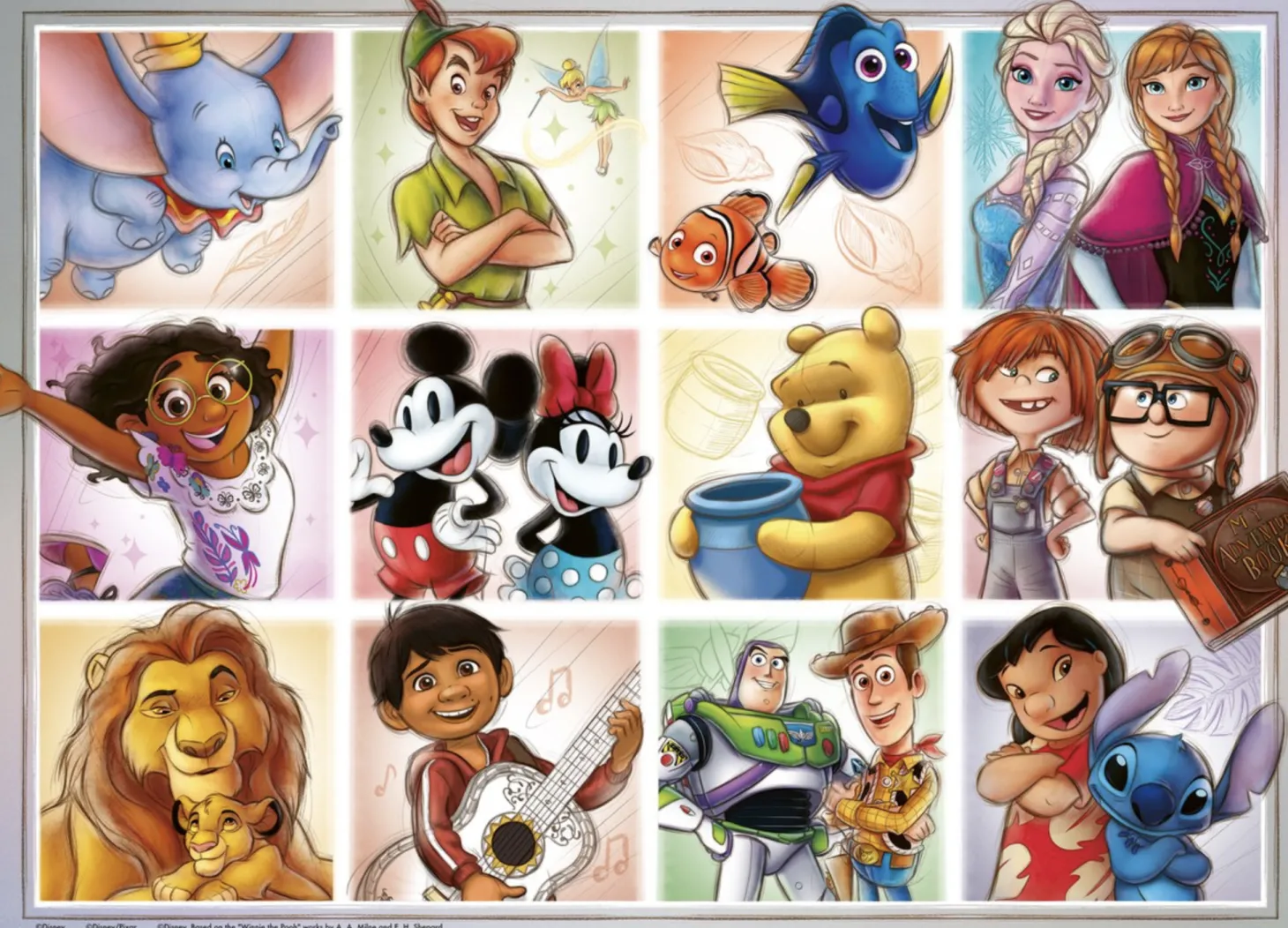 Ravensburger Disney Multicharacter - puzzle de 100 pièces