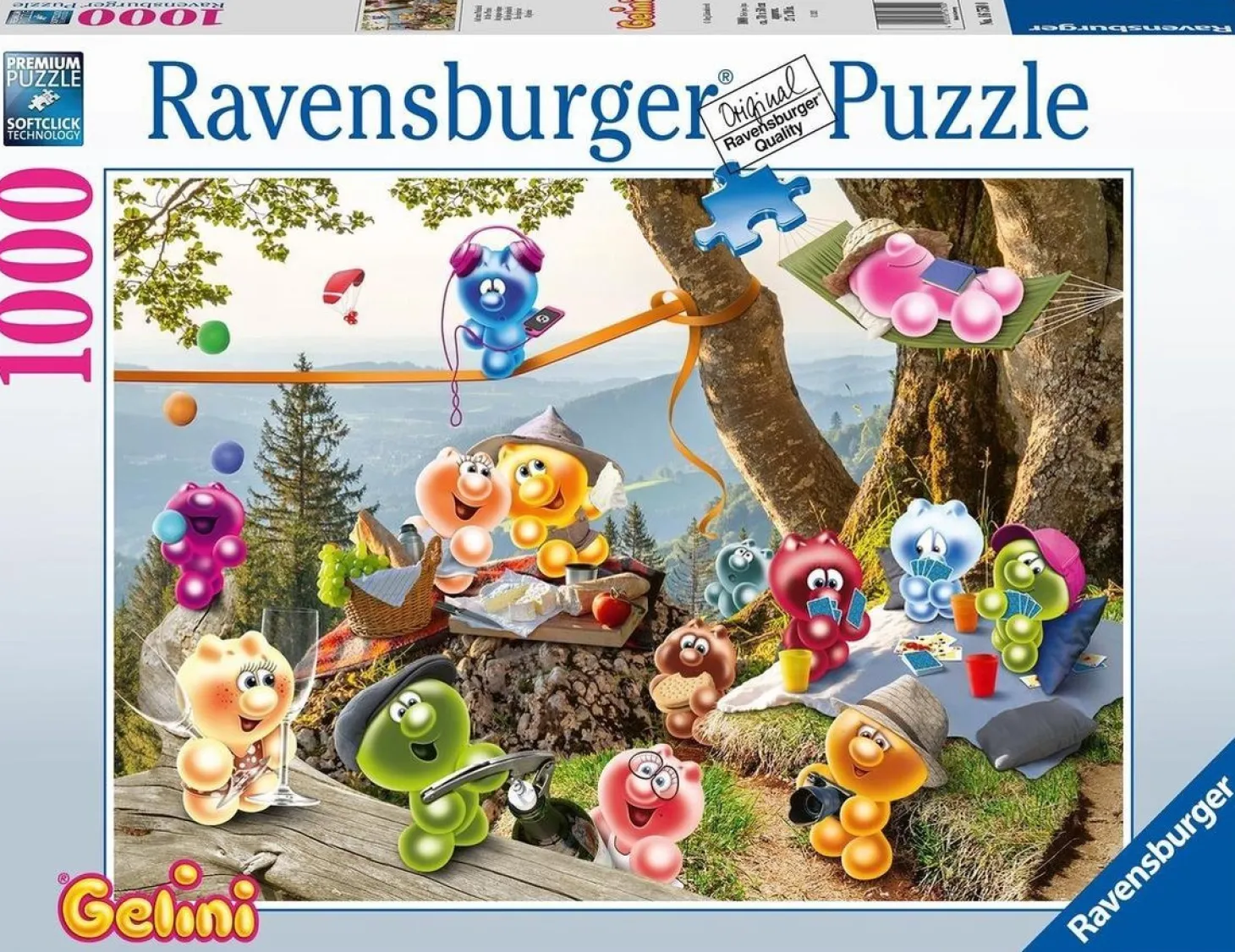 Ravensburger Gelini - Au pique-nique - 1000 pièces de puzzle