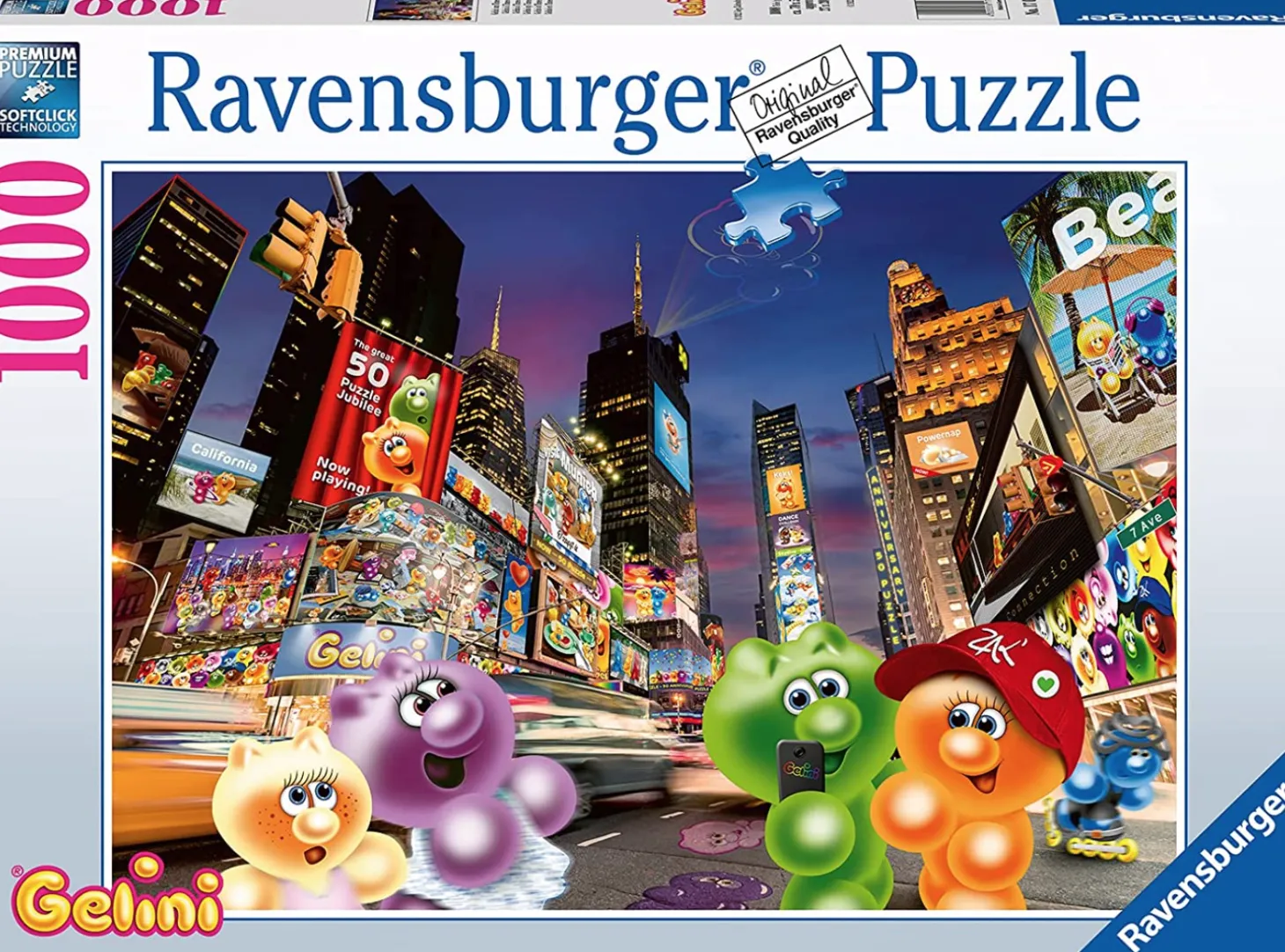 Ravensburger Gelini au Times Square - 1000 pièces de puzzle