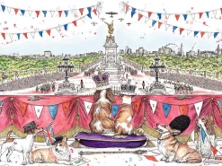 Ravensburger King Charles' Coronation Carpers - puzzle de 1000 pièces