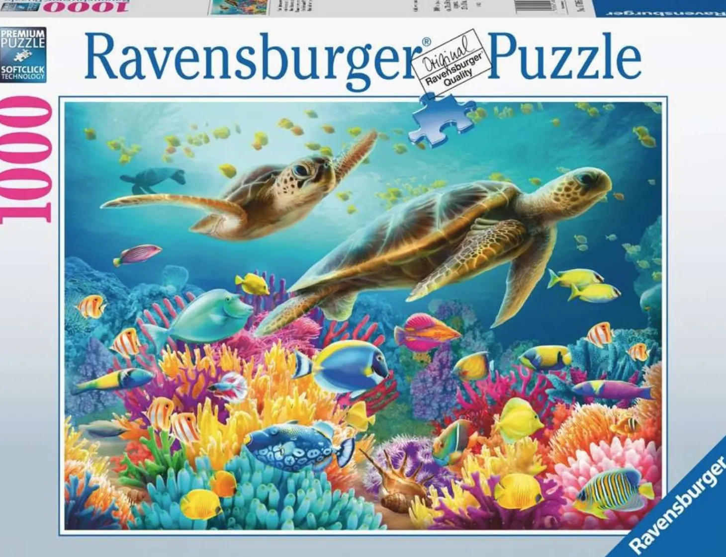 Ravensburger Le monde sous-marin bleu - puzzle de 1000 pièces