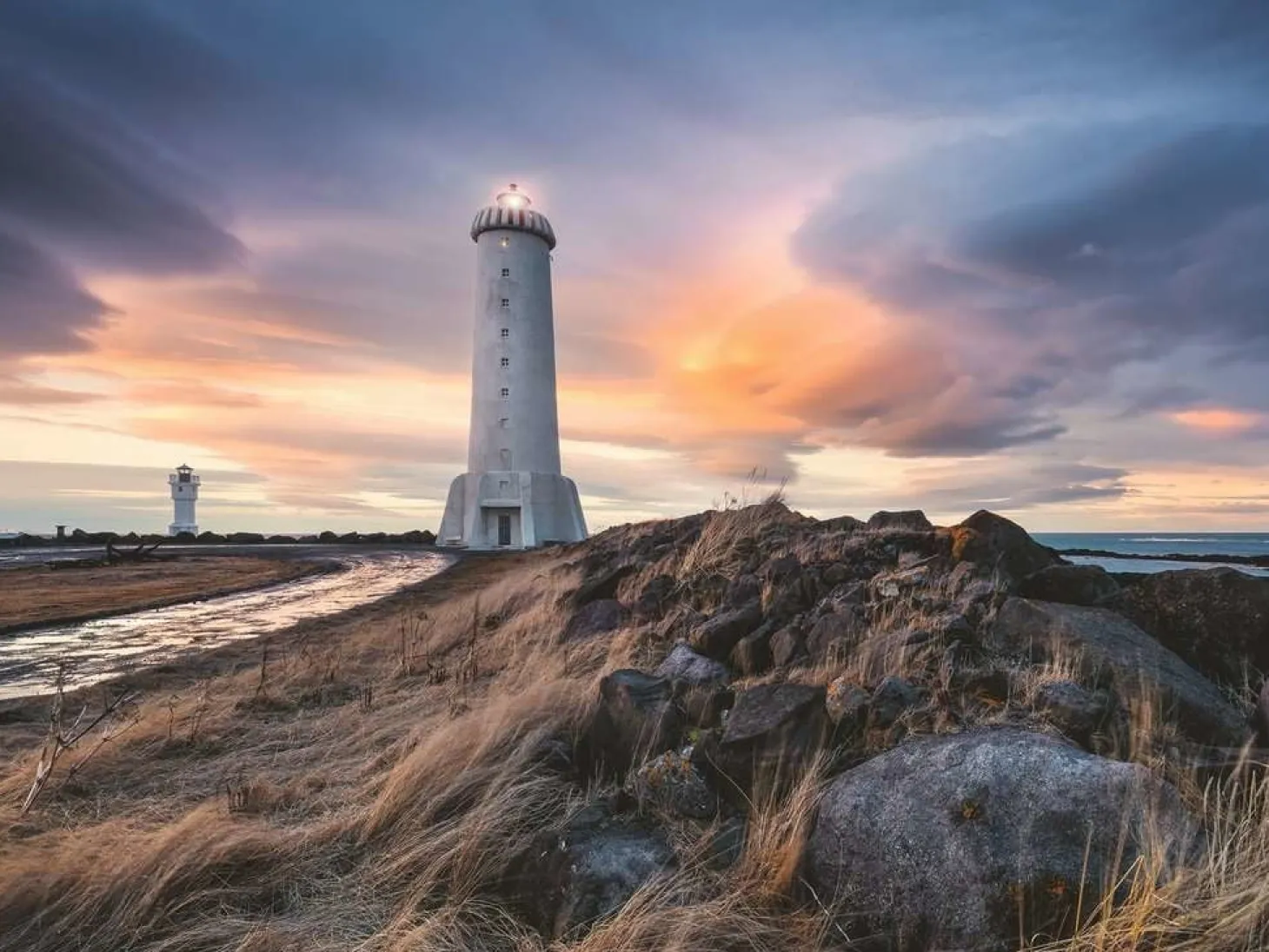 Ravensburger Le phare d'Akranes - Islande - puzzle de 1500 pièces