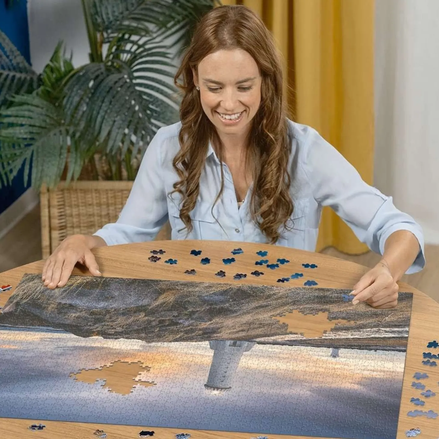Ravensburger Le phare d'Akranes - Islande - puzzle de 1500 pièces