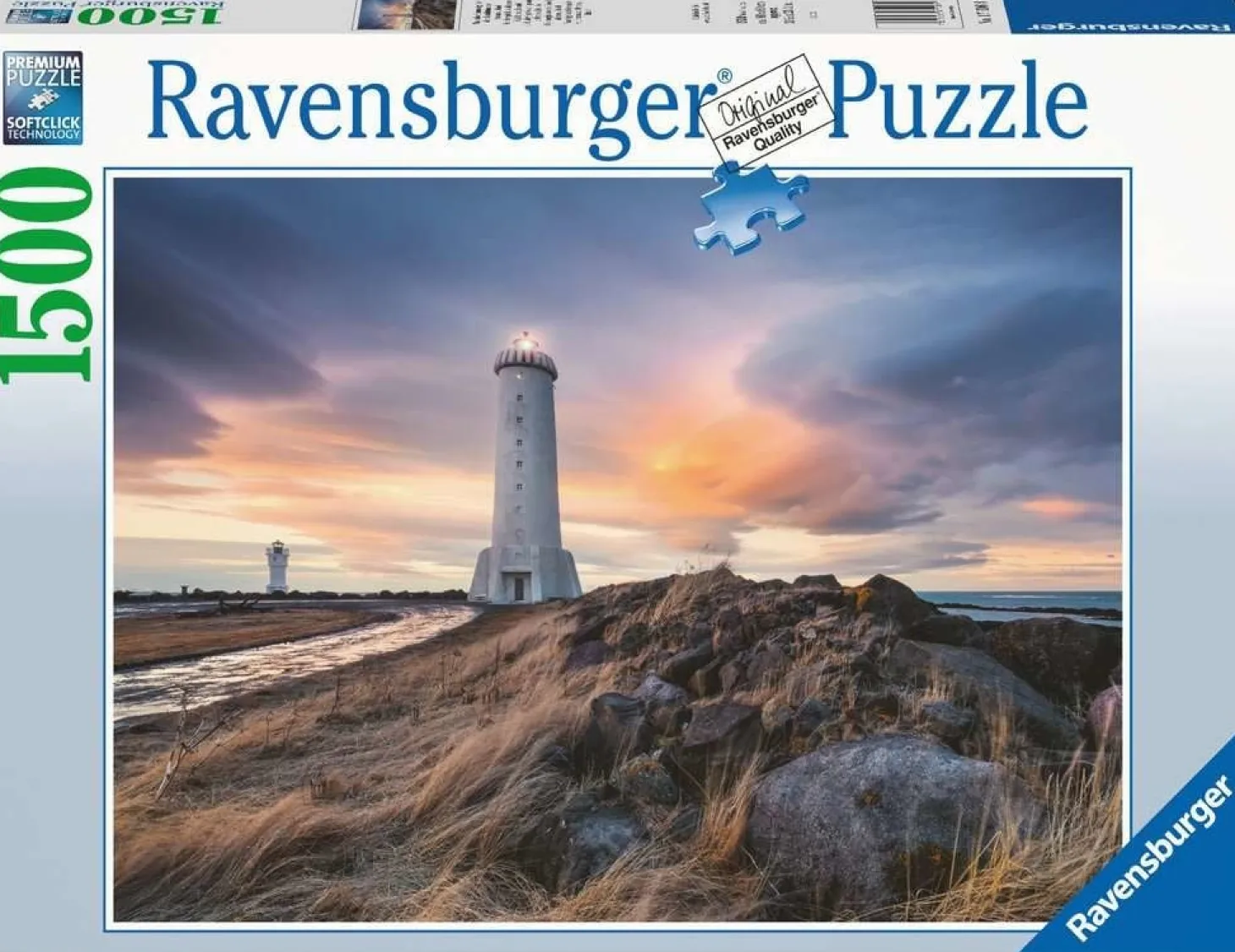 Ravensburger Le phare d'Akranes - Islande - puzzle de 1500 pièces