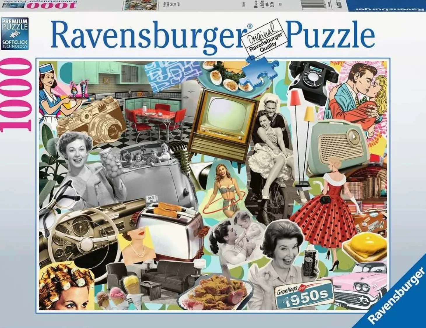 Ravensburger Les années 50 - puzzle de 1000 pièces