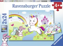 Ravensburger Licornes de conte de fées - 2 puzzles de 24 pièces