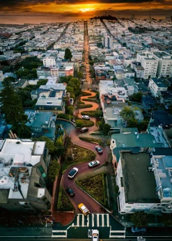 Ravensburger Lombard Street, San Francisco - puzzle de 1000 pièces