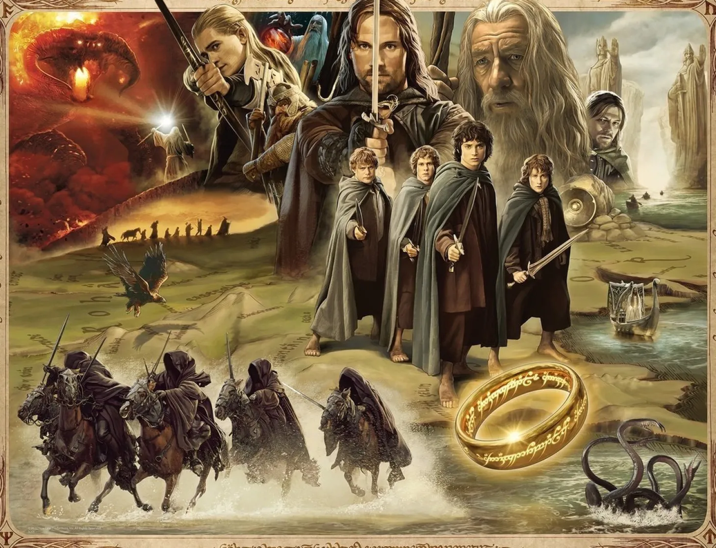 Ravensburger Lord of the Rings - Fellowship Of The Ring - puzzle de 2000 pièces