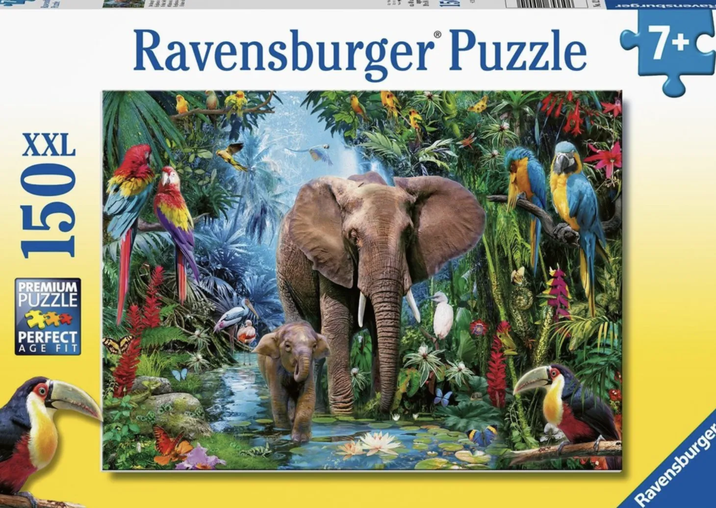 Ravensburger Éléphants de la jungle - puzzle de 150 pièces