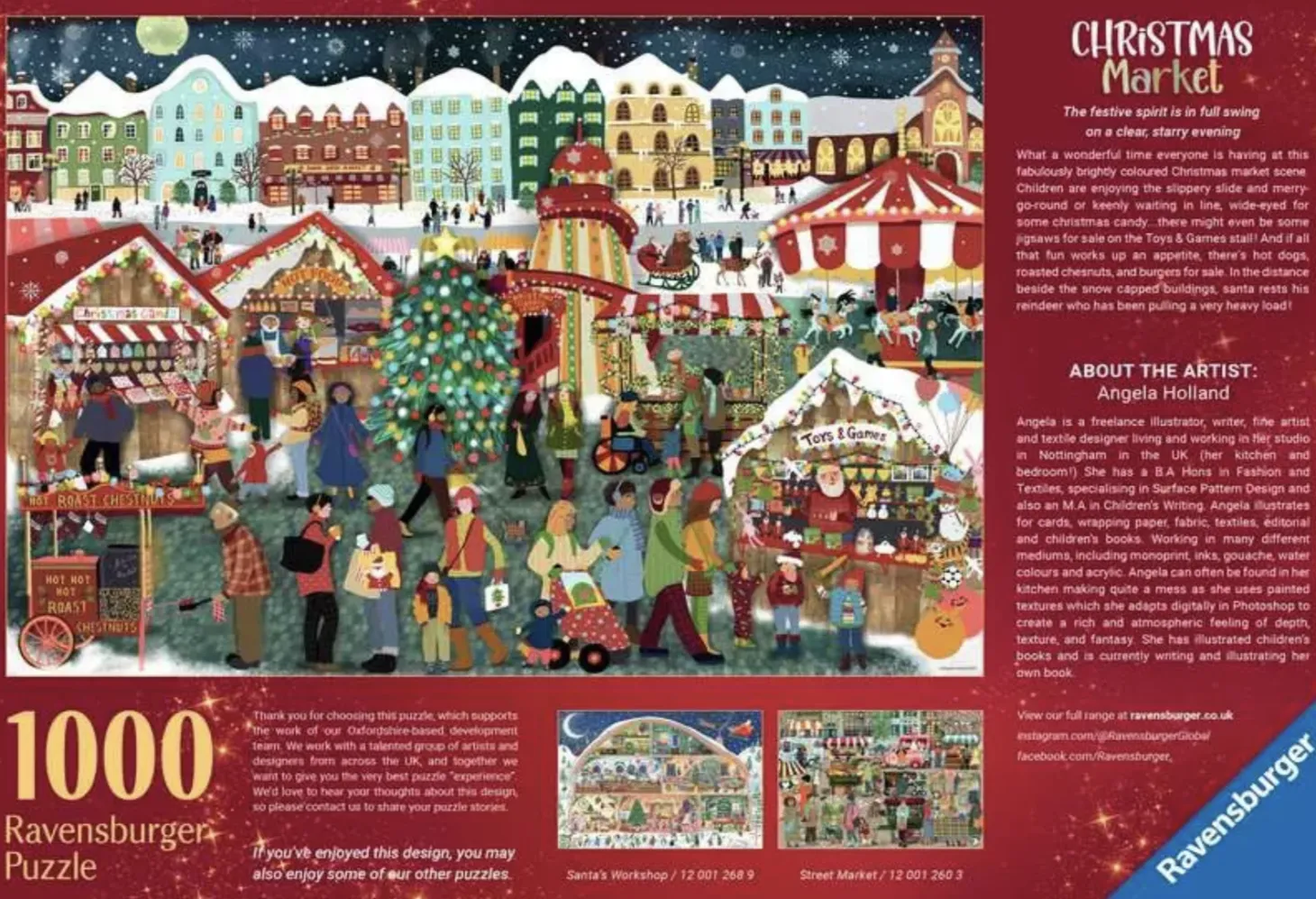 Ravensburger Marché de Noël - puzzle de 1000 pièces
