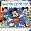 Ravensburger Mickey, star du cinéma- 2 puzzles de 24 pièces