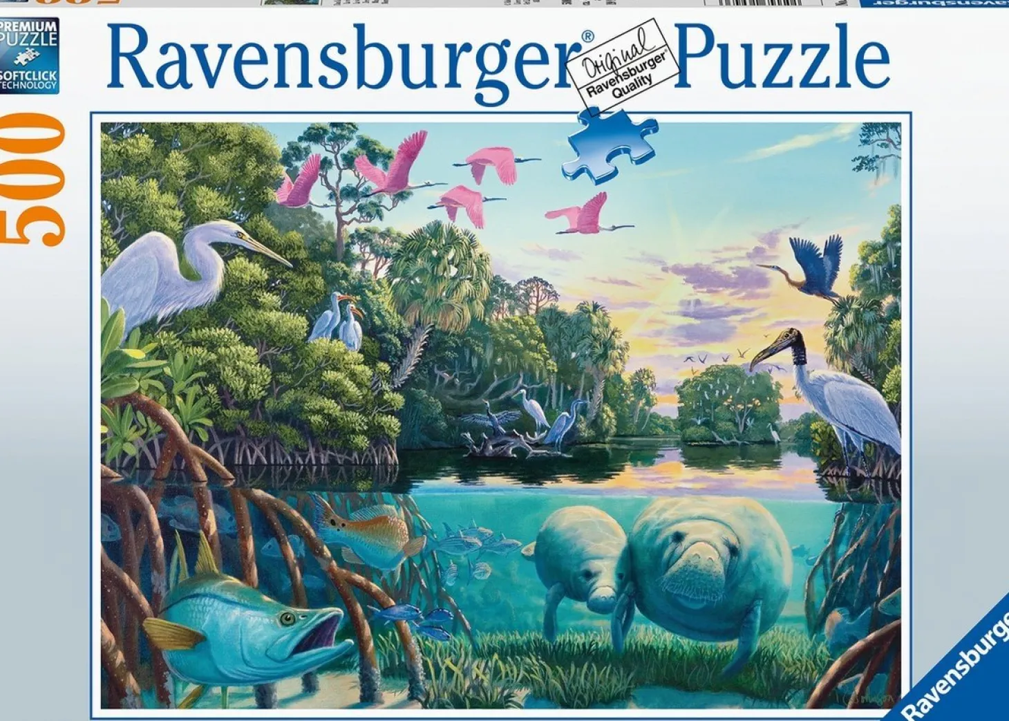 Ravensburger Moments du Lamantin - puzzle de 500 pièces