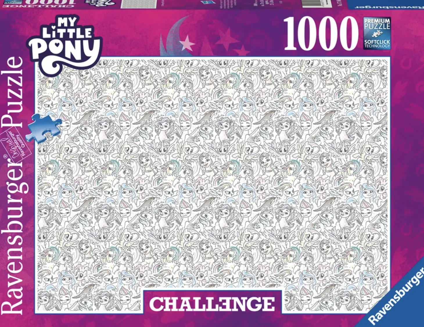 Ravensburger My Little Pony - Challenge - puzzle de 1000 pièces