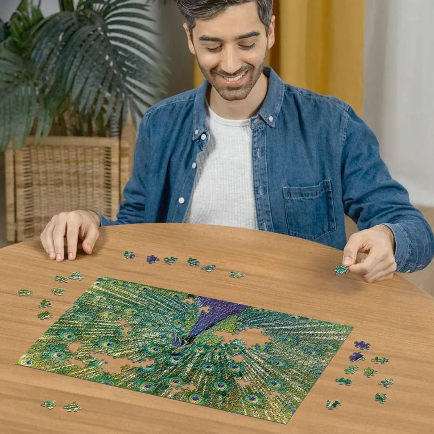 Ravensburger Paon - Colorfull Animals - puzzle de 500 pièces