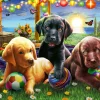 Ravensburger Pique-nique des chiens - puzzle de 100 pièces