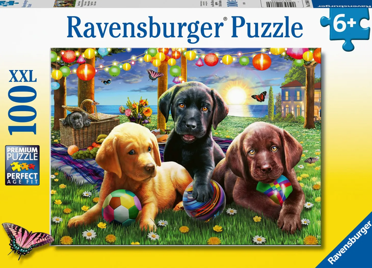 Ravensburger Pique-nique des chiens - puzzle de 100 pièces