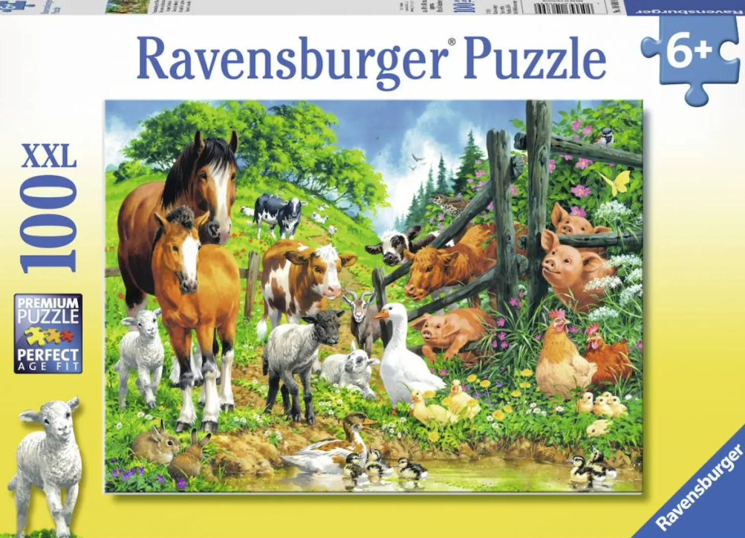 Ravensburger Rencontre des animaux - puzzle de 100 pièces